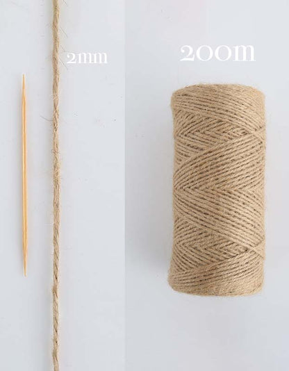 Natural Hemp Home Decor & DIY Material (1mm-4.5mm)